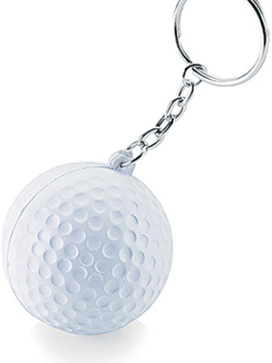 Portachiavi antistress a forma di pallina da golf BIRDIE-SOFT