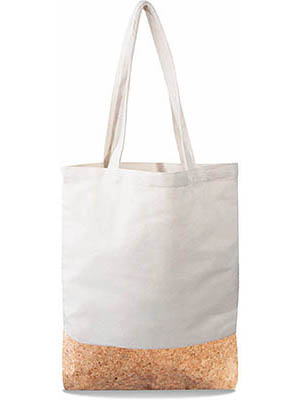 Shopper in cotone 220gr e sughero cm 38x42 KANTO