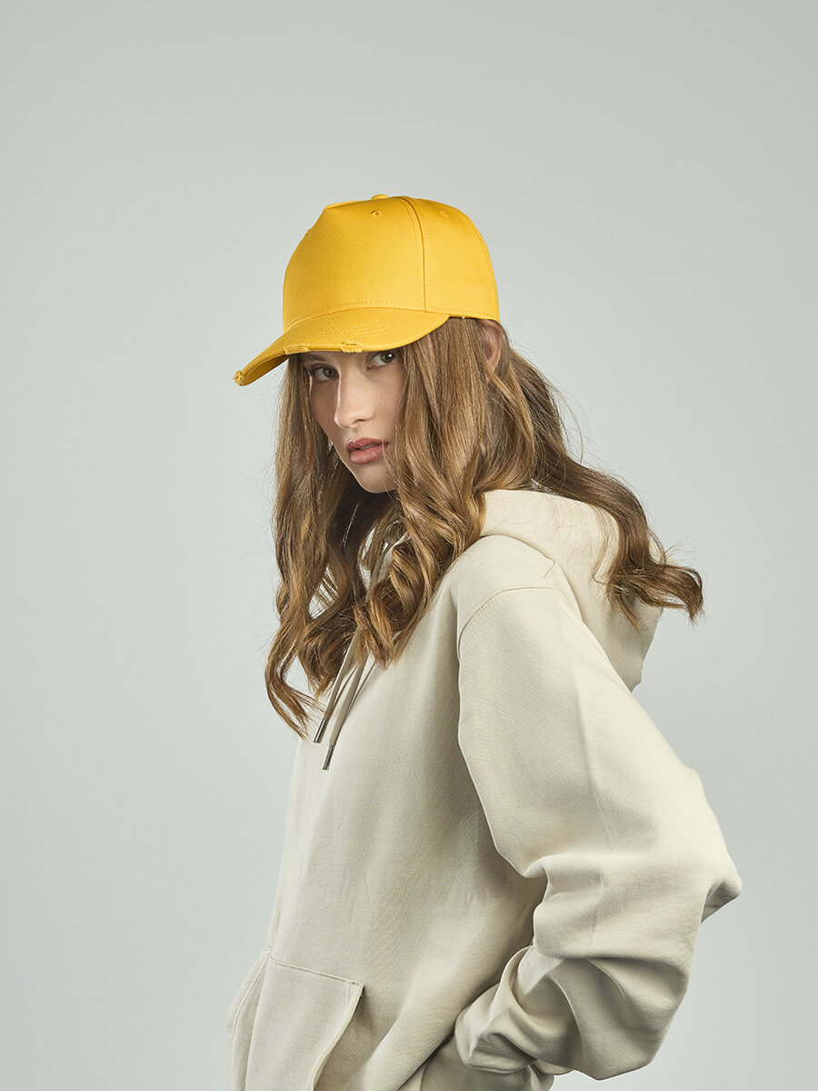 CAPPELLO VISIERA CURVA 5 PANNELLI