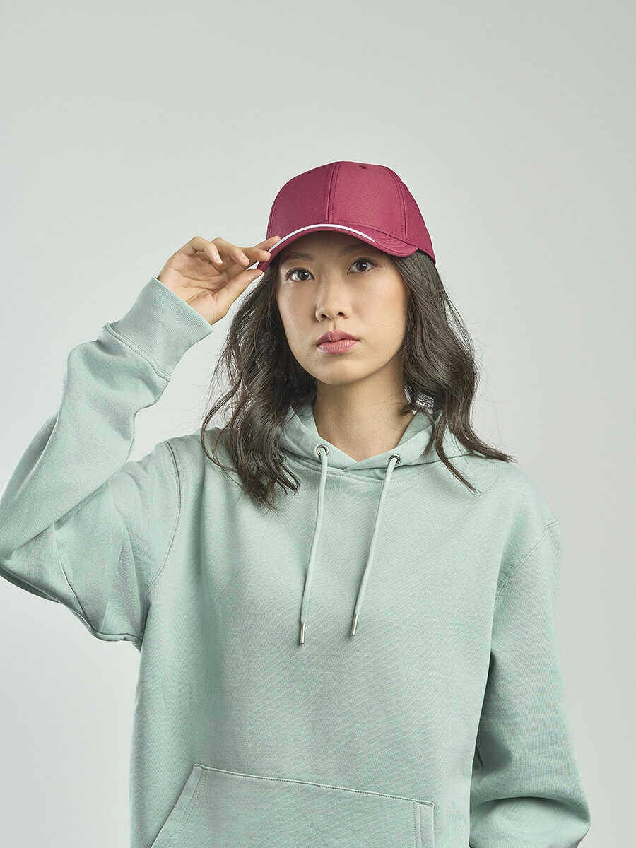 CAPPELLO VISIERA CURVA 6 PANNELLI