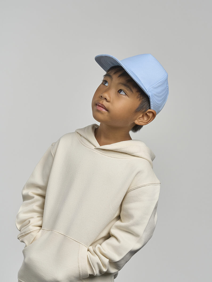 CAPPELLO BAMBINO VISIERA CURVA 5 PANNELLI