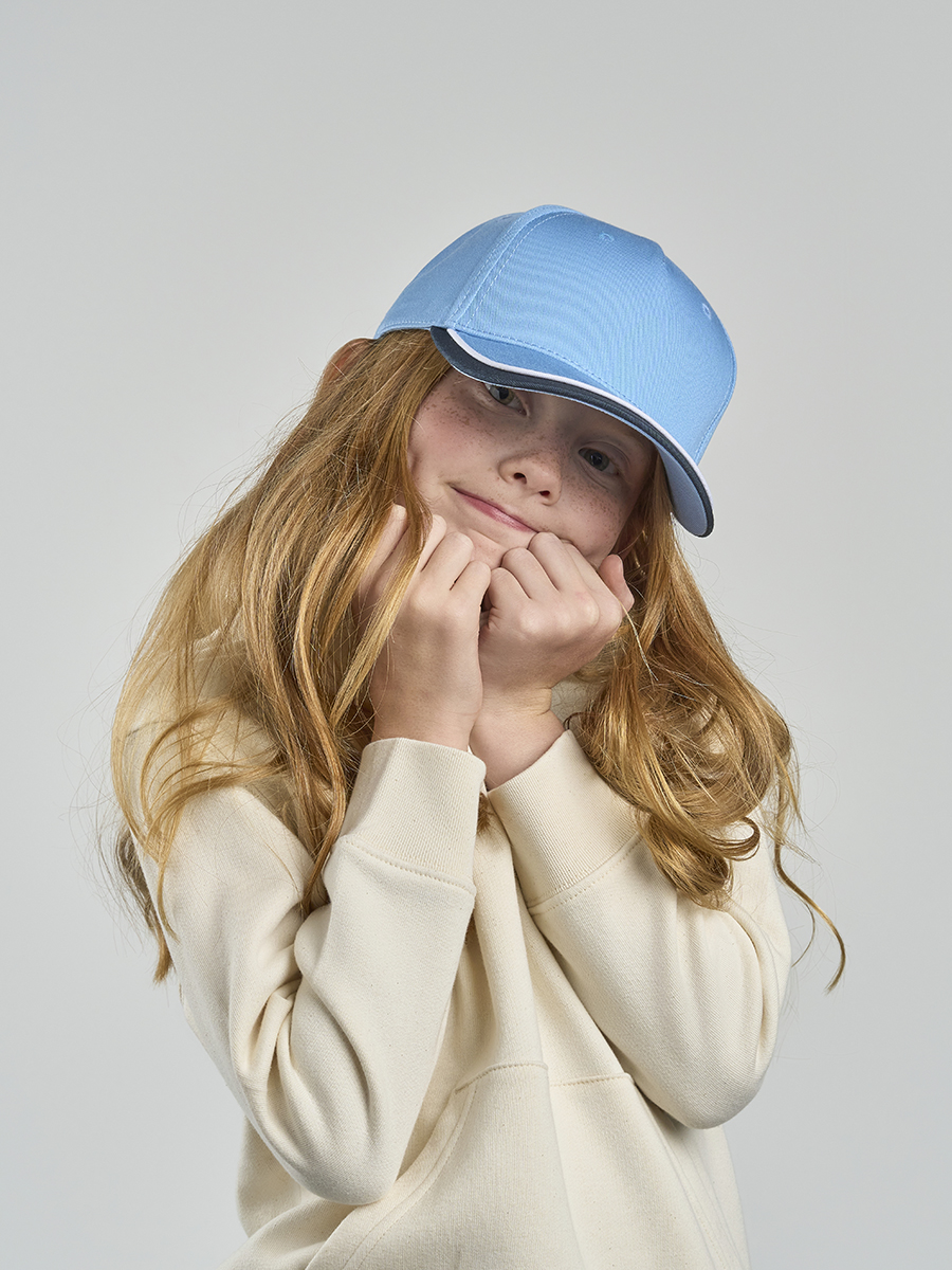 CAPPELLO BAMBINO VISIERA CURVA 5 PANNELLI