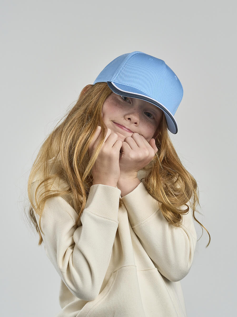 CAPPELLO BAMBINO VISIERA CURVA 5 PANNELLI