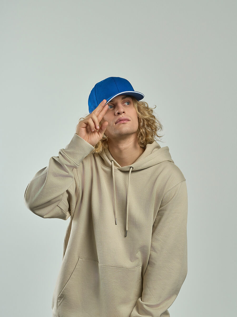 CAPPELLO VISIERA CURVA 6 PANNELLI SOSTENIBILE