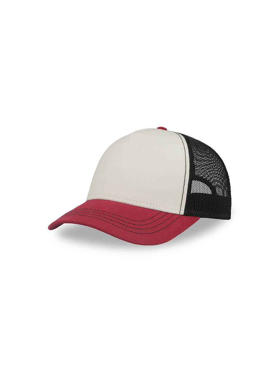 CAPPELLO VISIERA MID 5 PANNELLI MESH POSTERIORE