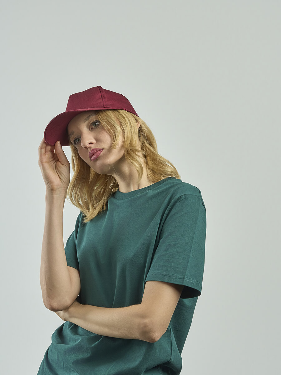 CAPPELLO VISIERA CURVA 5 PANNELLI