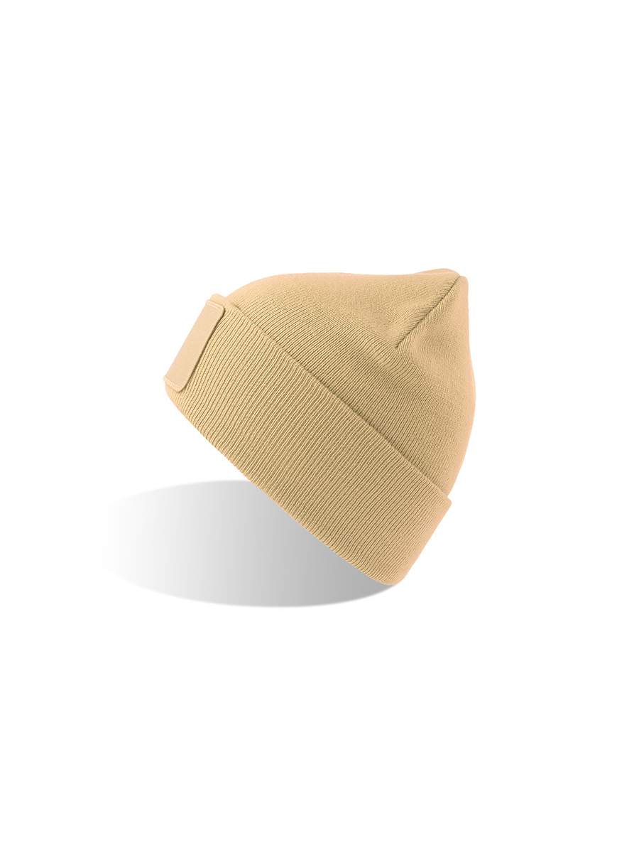 CUFFIA IN MAGLIA CON PATCH SOSTENIBILE