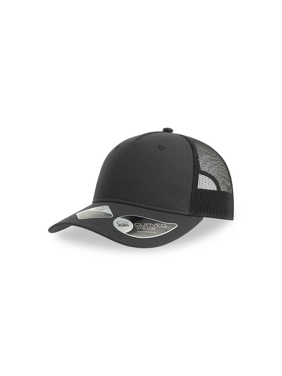 CAPPELLO VISIERA CURVA 5 PANNELLI MESH POSTERIORE
