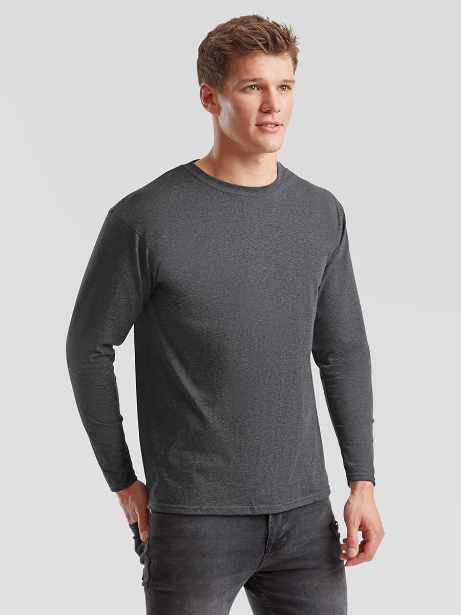 T-SHIRT UOMO MANICA LUNGA VALUEWEIGHT