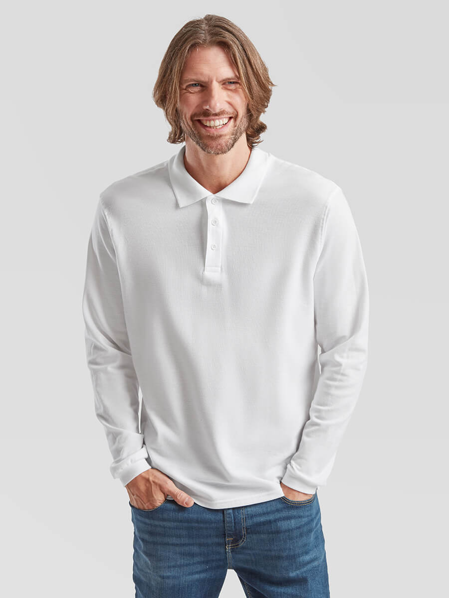 POLO UOMO MANICA LUNGA PREMIUM