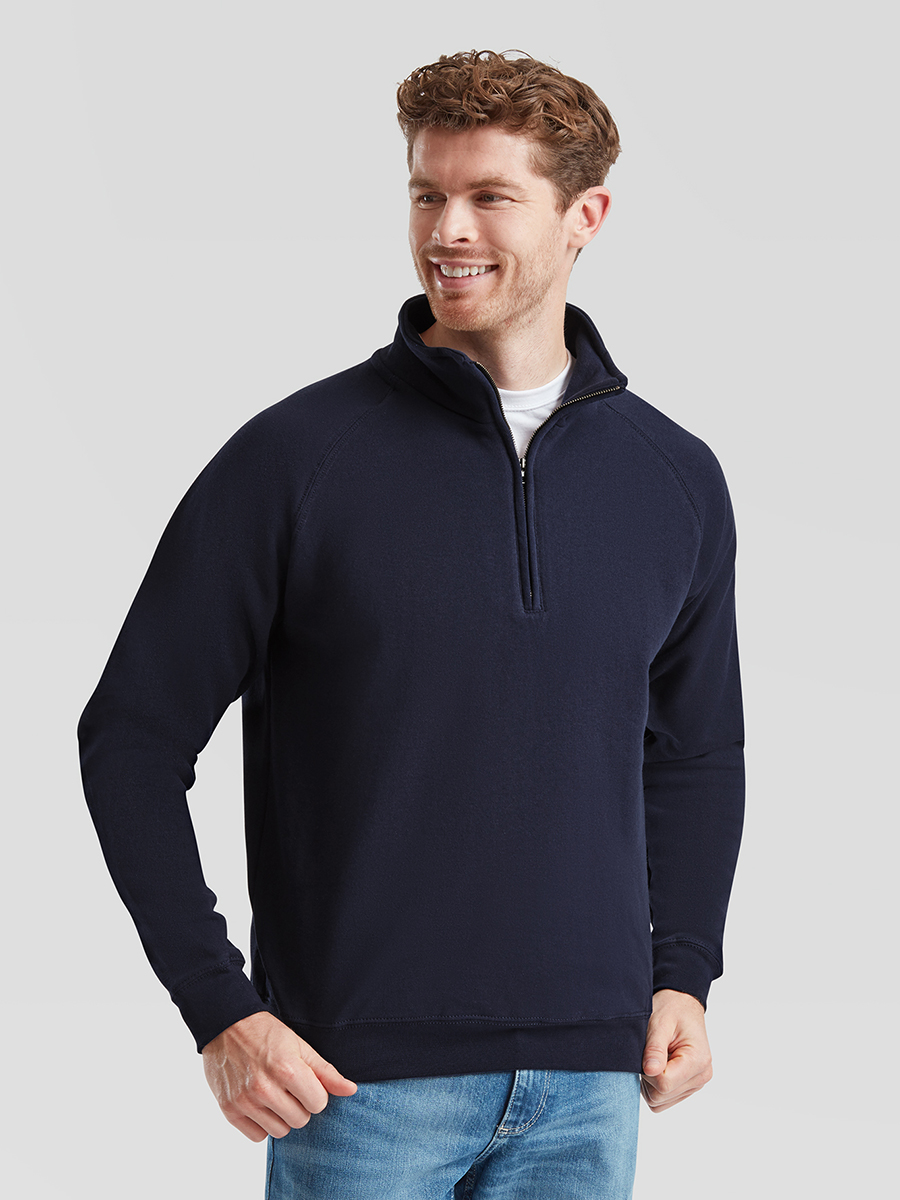 FELPA UNISEX MEZZA ZIP CLASSIC
