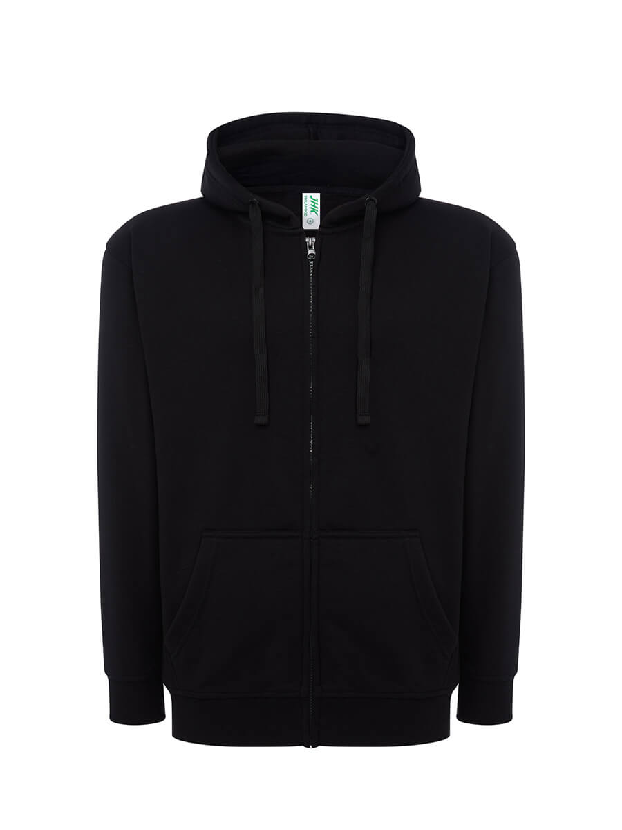 FELPA UNISEX CAPPUCCIO E ZIP JT
