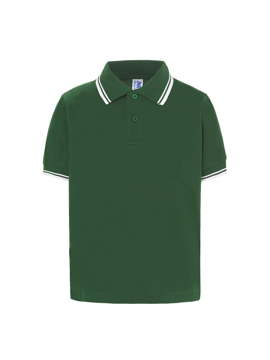 POLO BAMBINO MANICA CORTA REGULAR CONTRAST
