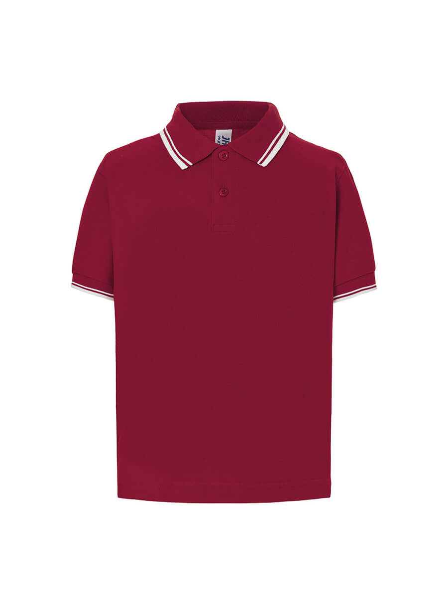 BURGUNDY / WHITE