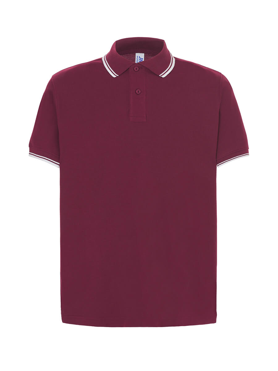 BURGUNDY / WHITE