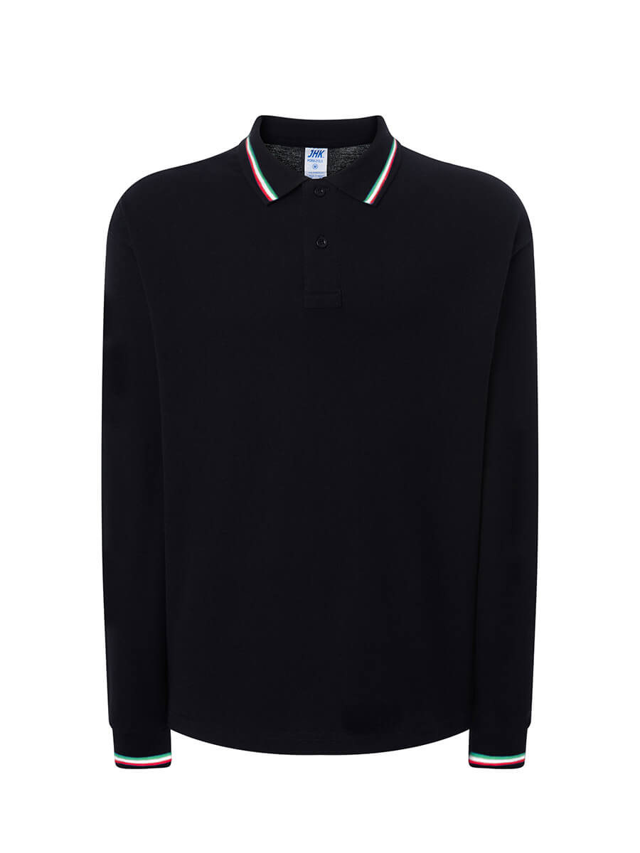 POLO UOMO MANICA LUNGA REGULAR ITALIA