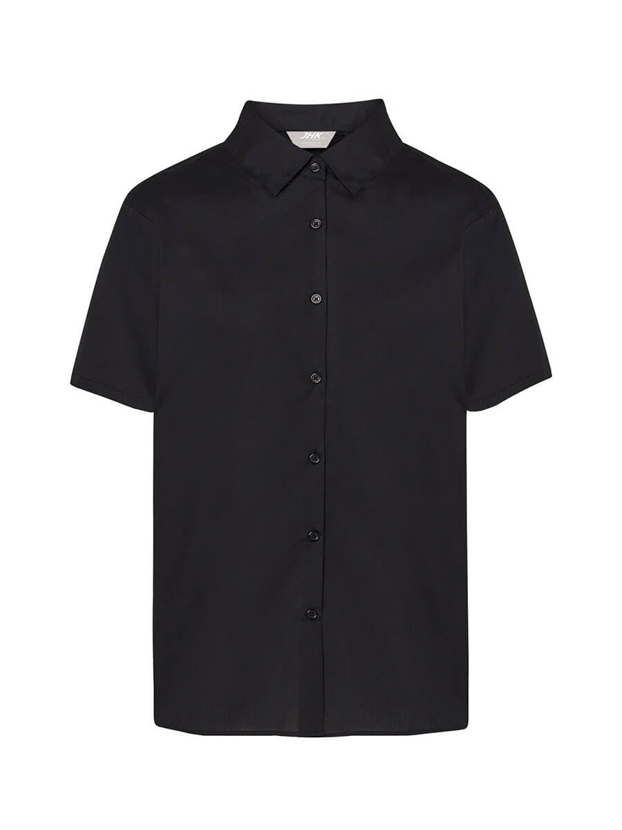 CAMICIA DONNA MANICA CORTA POPELINE