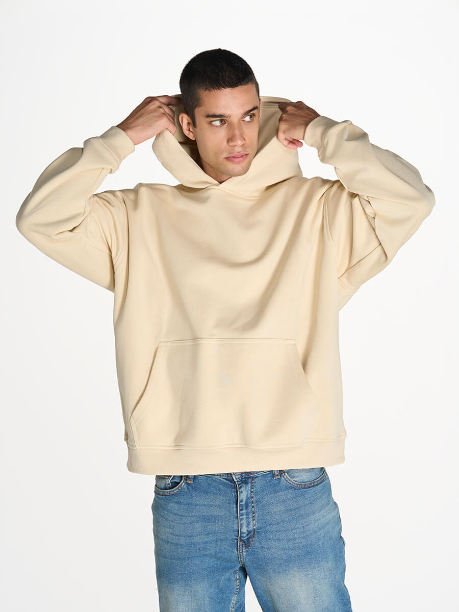 FELPA UNISEX CAPPUCCIO OVERSIZE