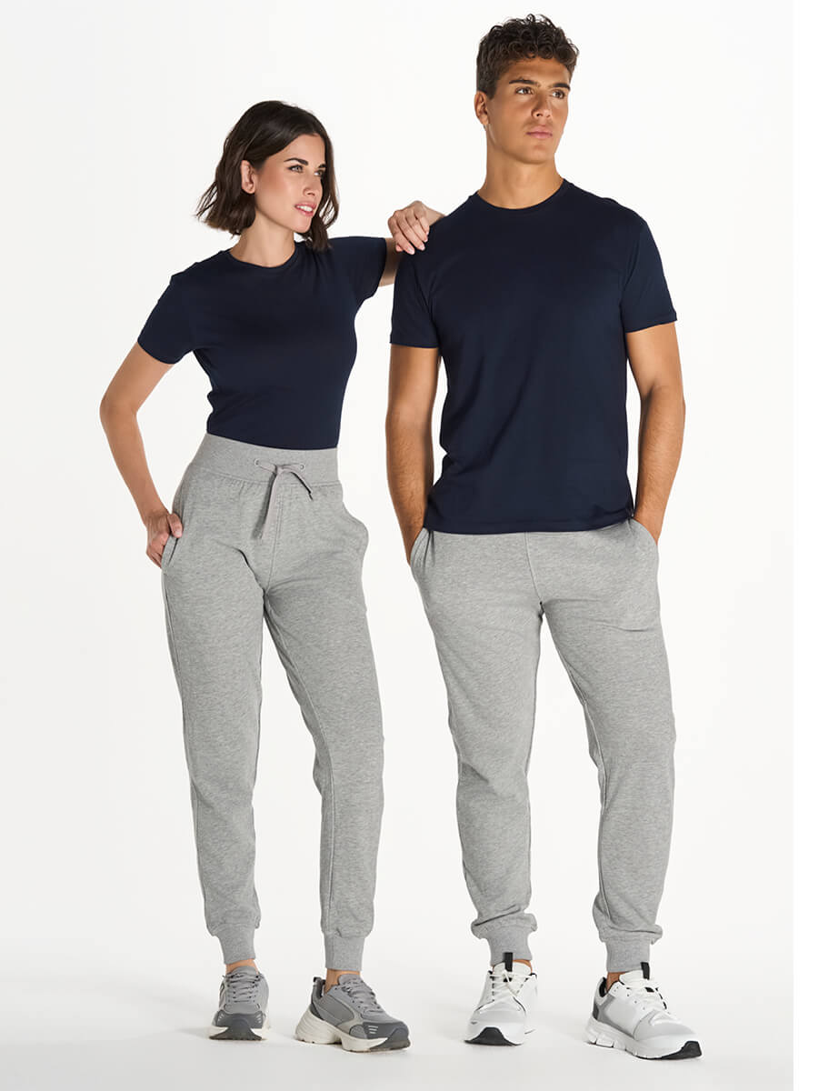 PANTALONE UNISEX FELPA LEGGERA FRENCH TERRY
