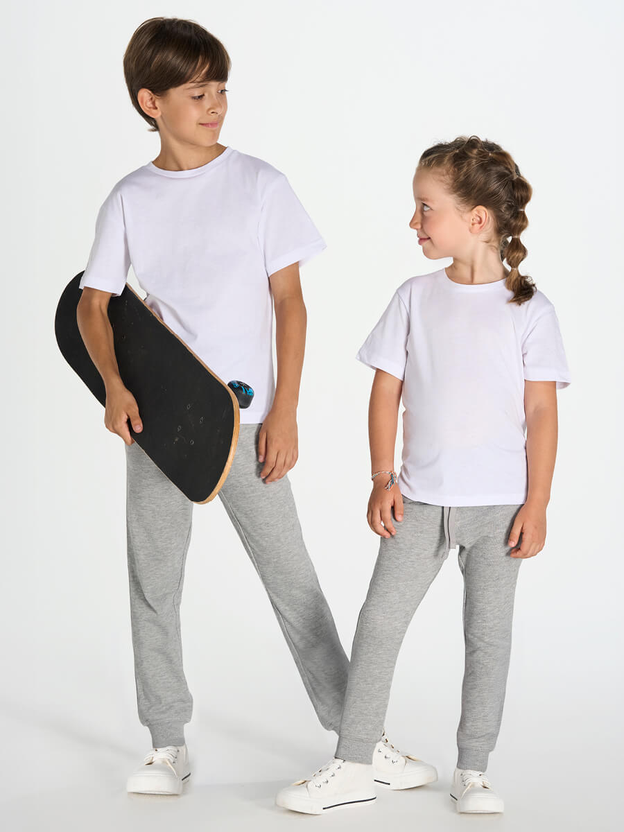 PANTALONE BAMBINO FELPA LEGGERA FRENCH TERRY