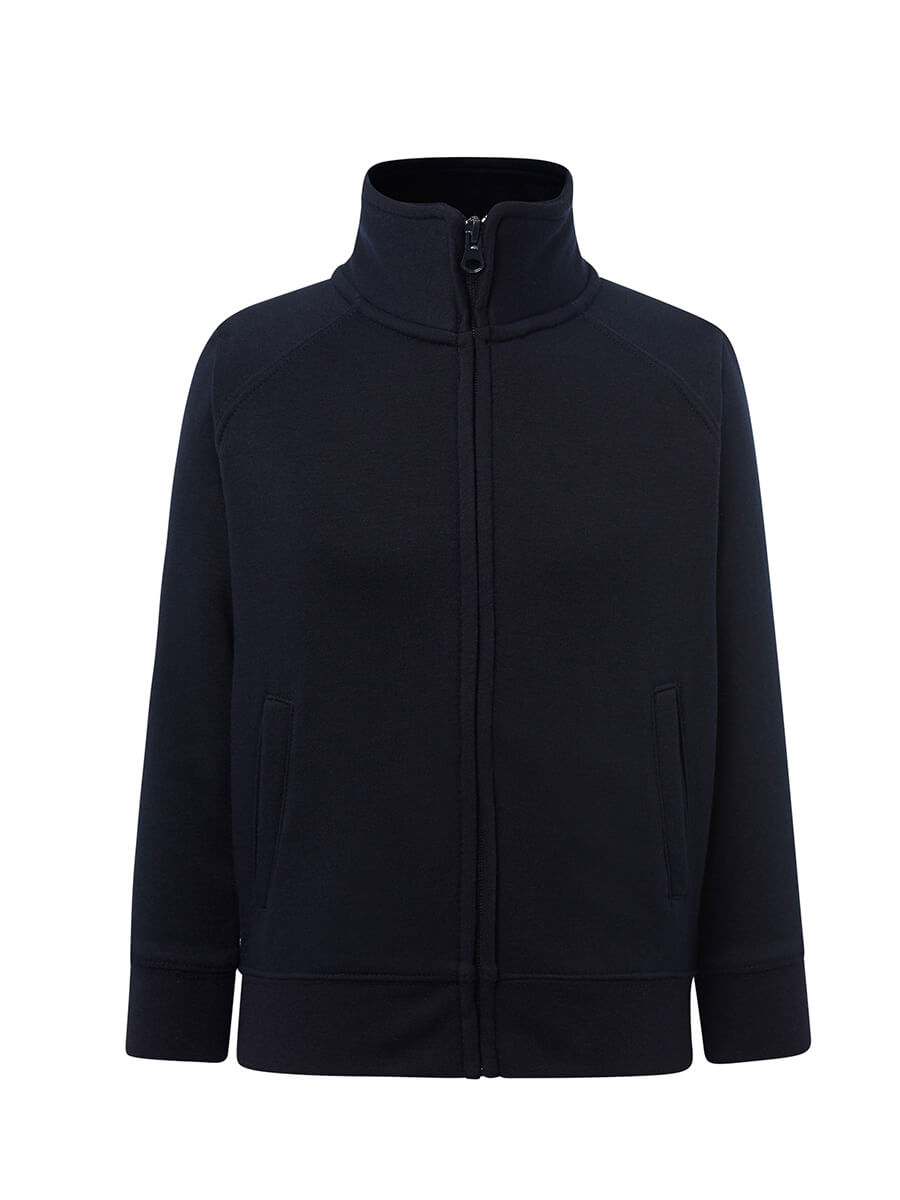 FELPA BAMBINO ZIP INTERA LEGGERA FRENCH TERRY
