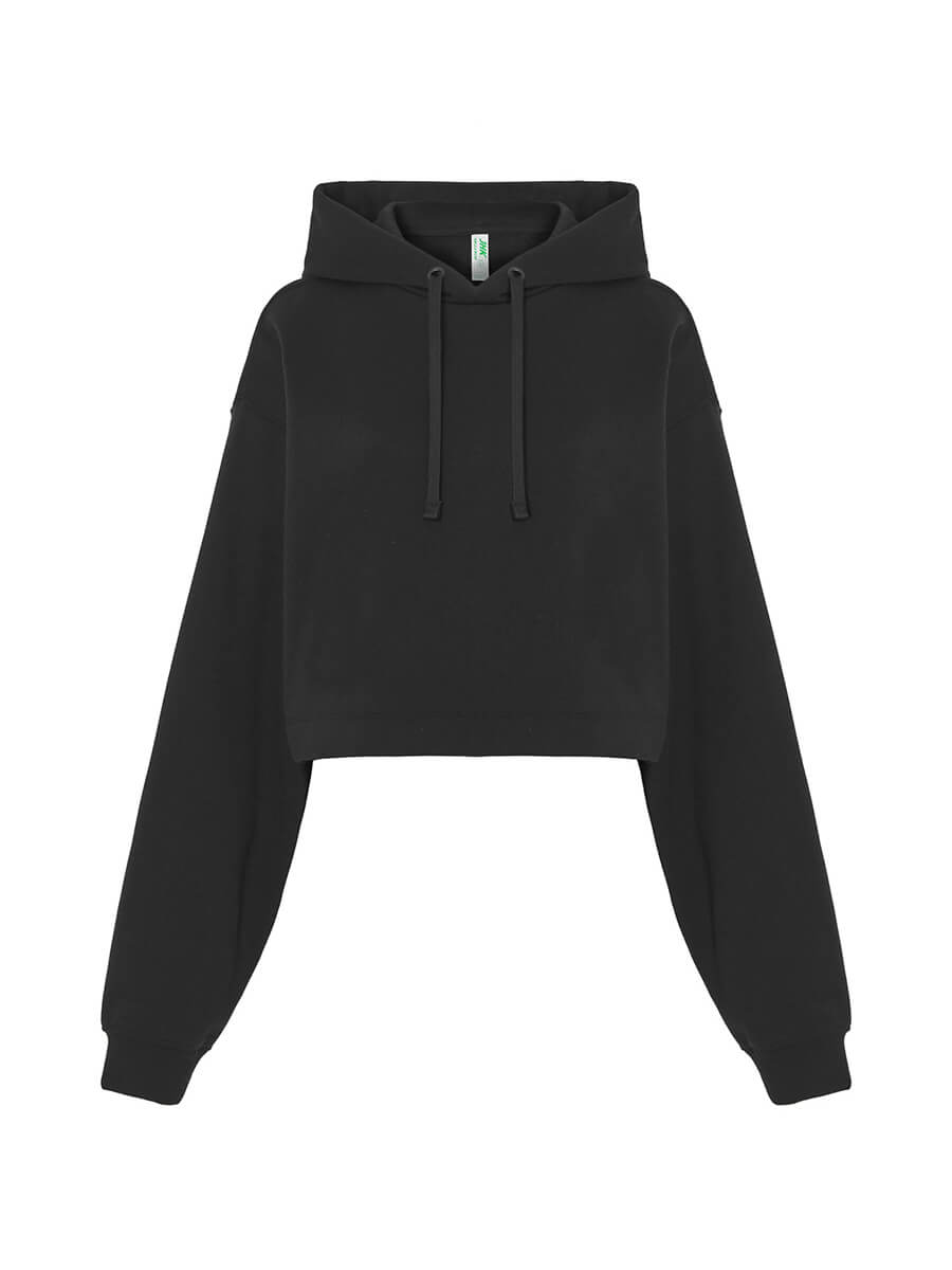 FELPA DONNA CAPPUCCIO REGULAR CROPPED