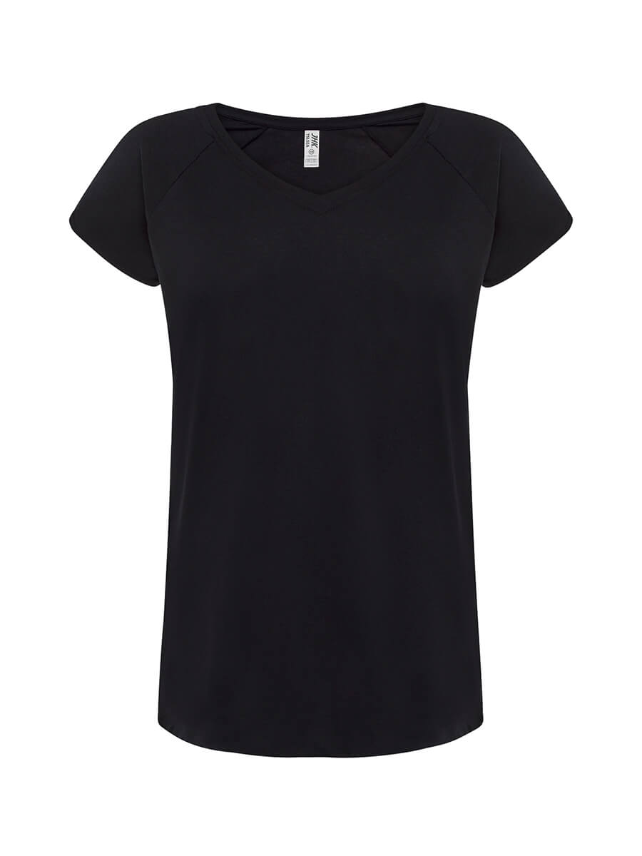 T-SHIRT DONNA MANICA CORTA COLLO A V URBAN SEA