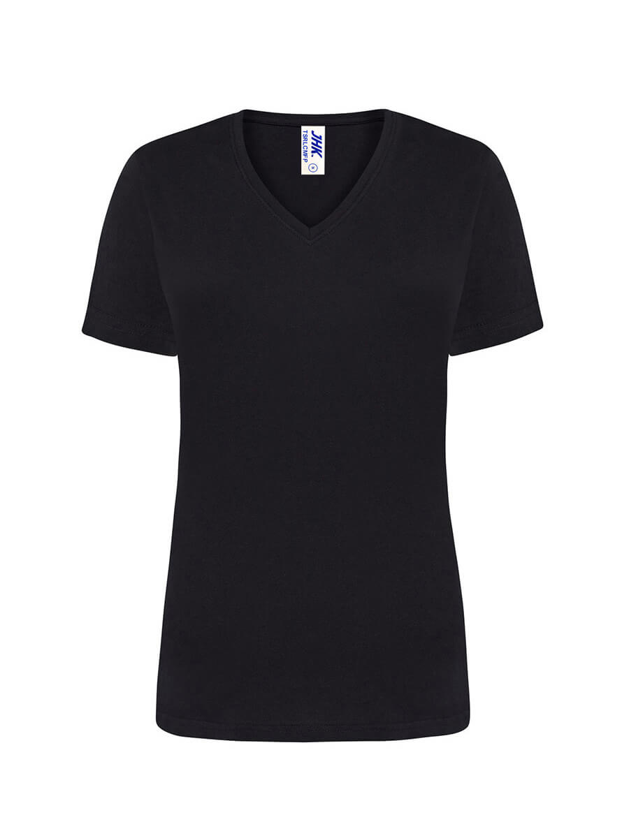 T-SHIRT DONNA MANICA CORTA COLLO A V REGULAR