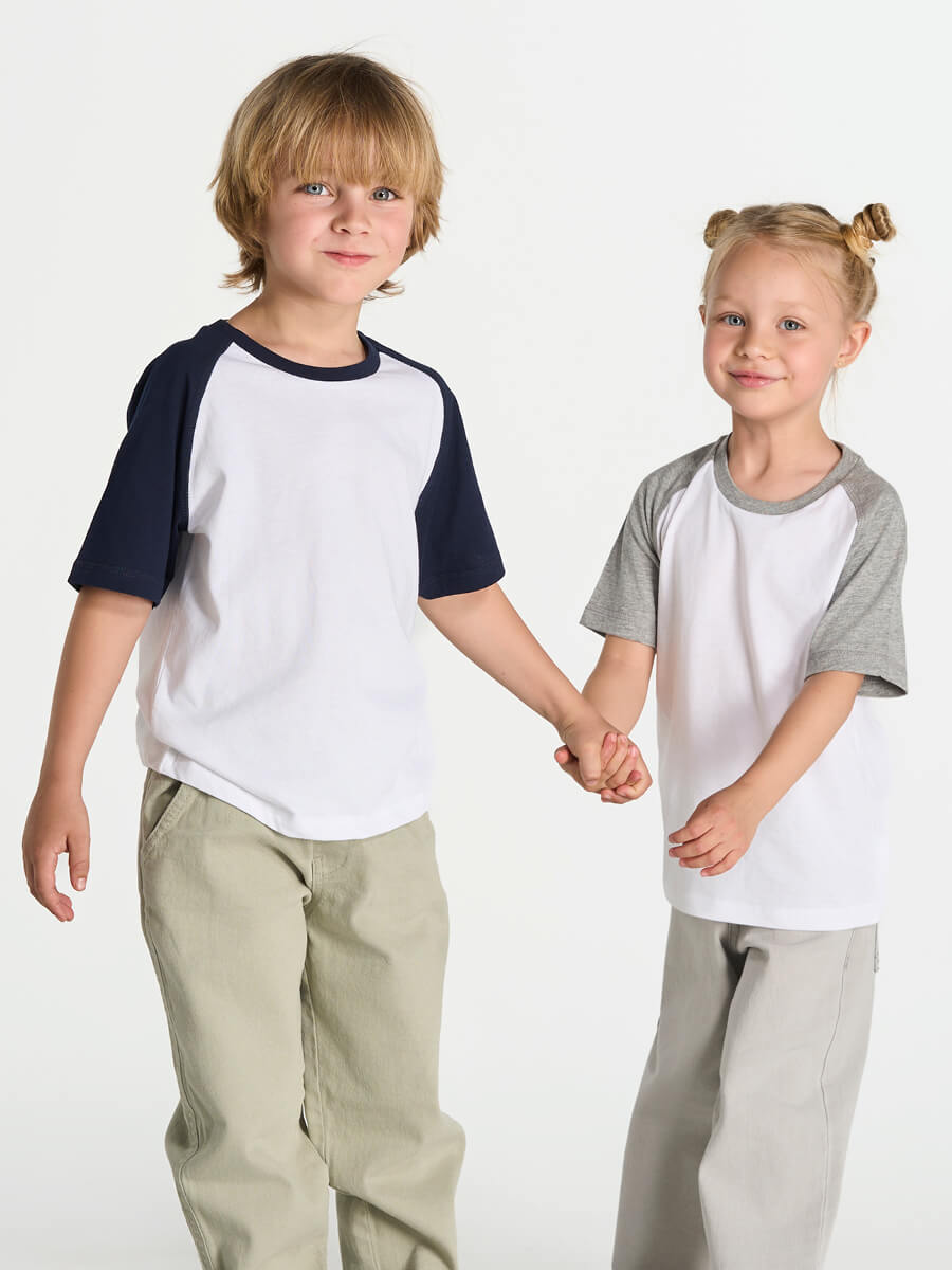 T-SHIRT BAMBINO MANICA CORTA BASEBALL