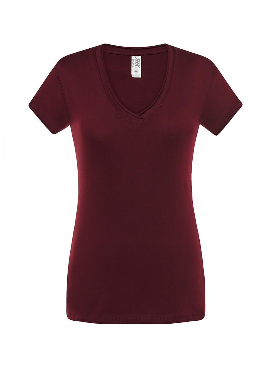 T-SHIRT DONNA MANICA CORTA COLLO A V URBAN SICILIA