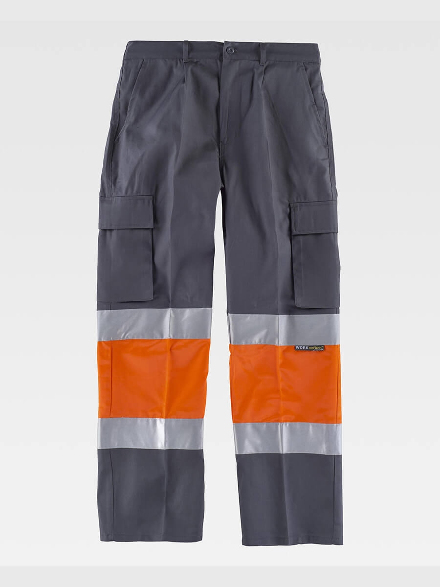 LIGHT GREY / ORANGE